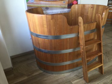 Preview: Holzwanne Holzbadewanne Badewanne aus Holz Bottich Zuber Wanne 2 BWROM190_800.jpg